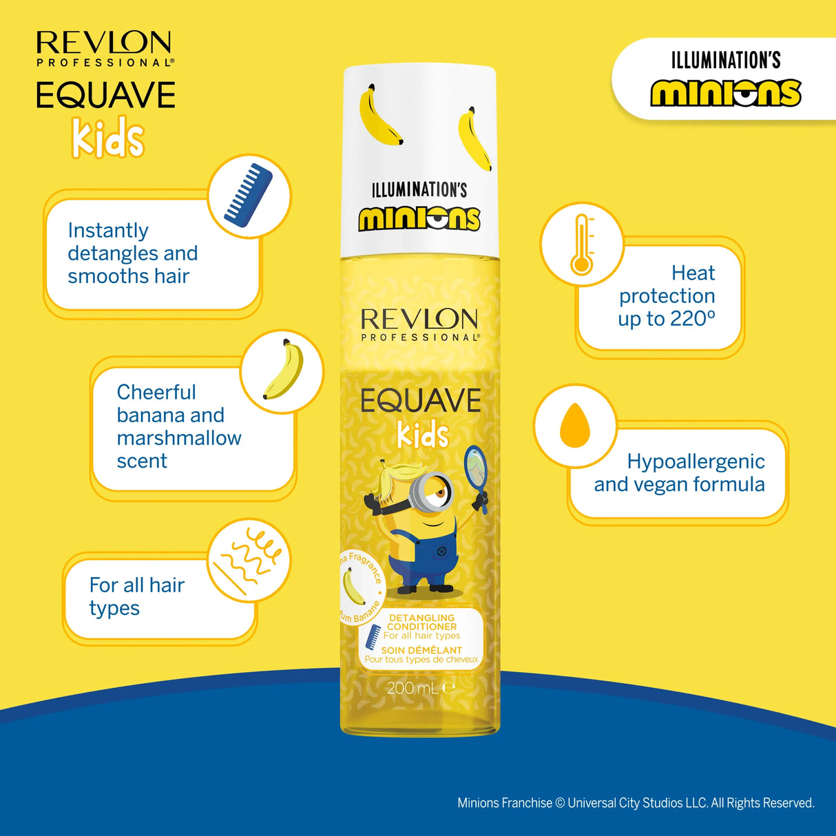 Revlon Equave Kids Minions Detangling Conditioner Spray 200ml