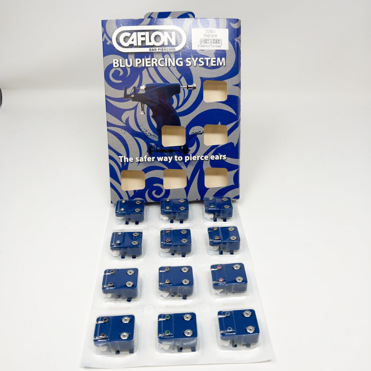 Caflon Assorted Birthstone Ear Piercing Studs 12 Pair Pack