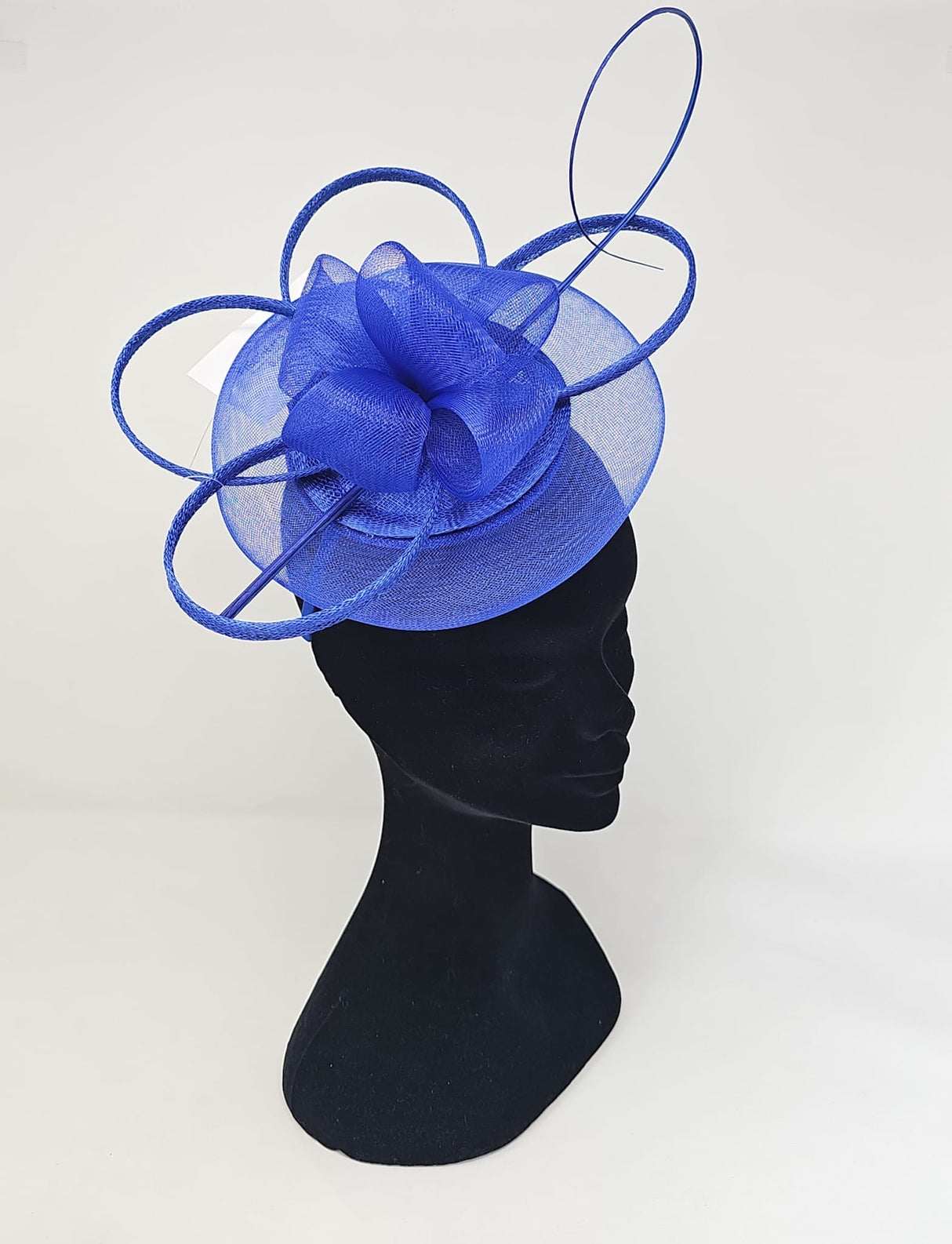 Cobalt Blue Petal Disc Fascinator