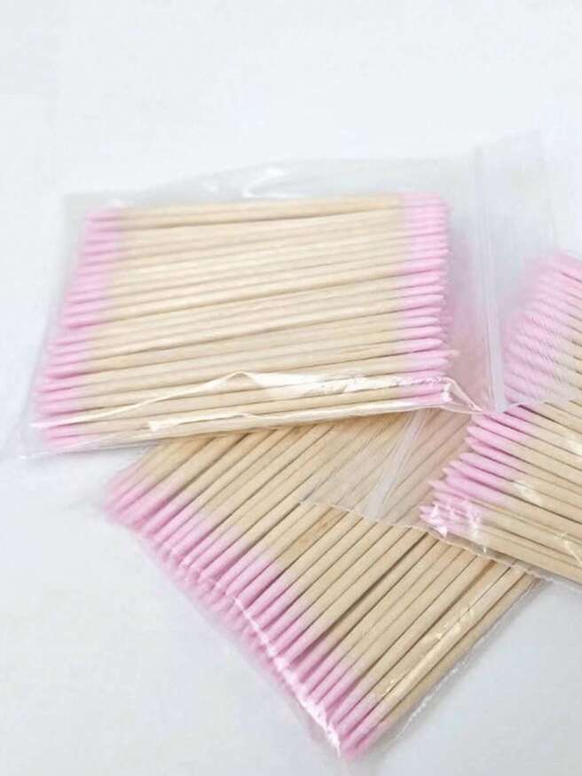 Dream Goddess Double Ended Pointed Nail Wooden Stick 100pcs