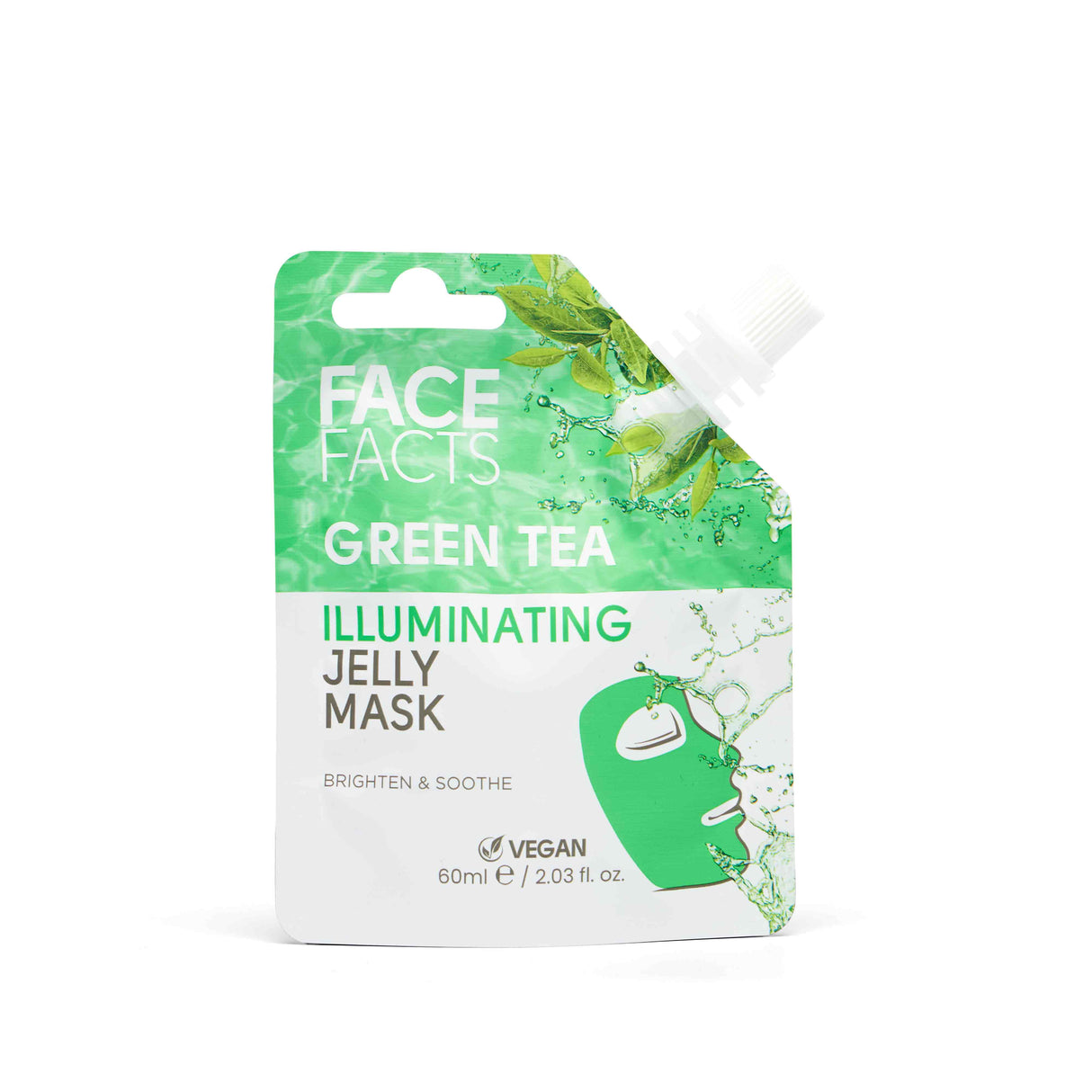 Face Facts Illuminating Green Tea Jelly Mask 60ml