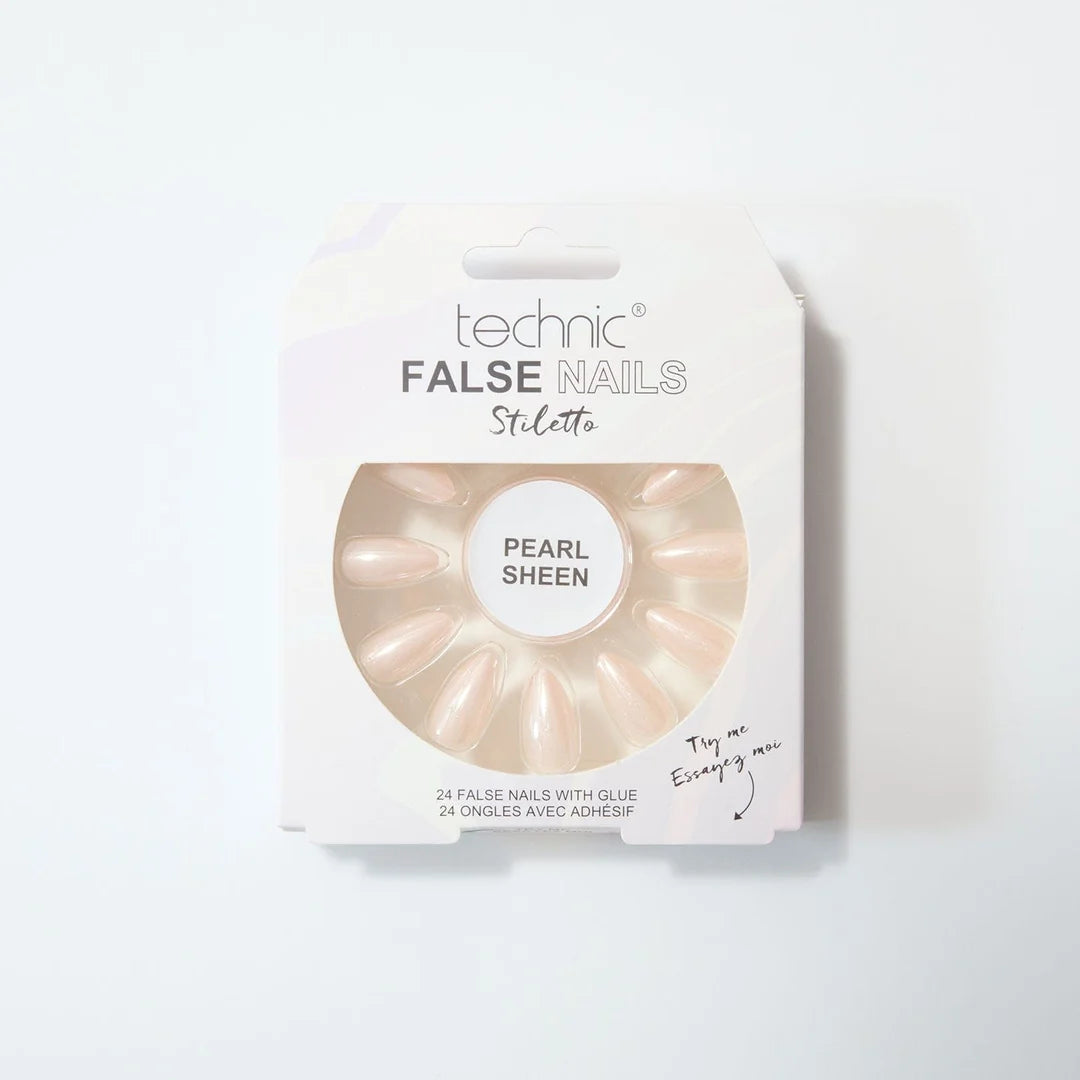 Technic False Nails Stiletto Pearl Sheen
