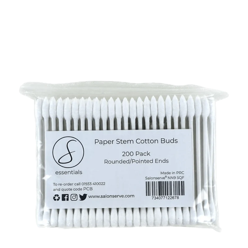 HTL Essentials Cotton Buds Rounded/Pointed 200 Pack