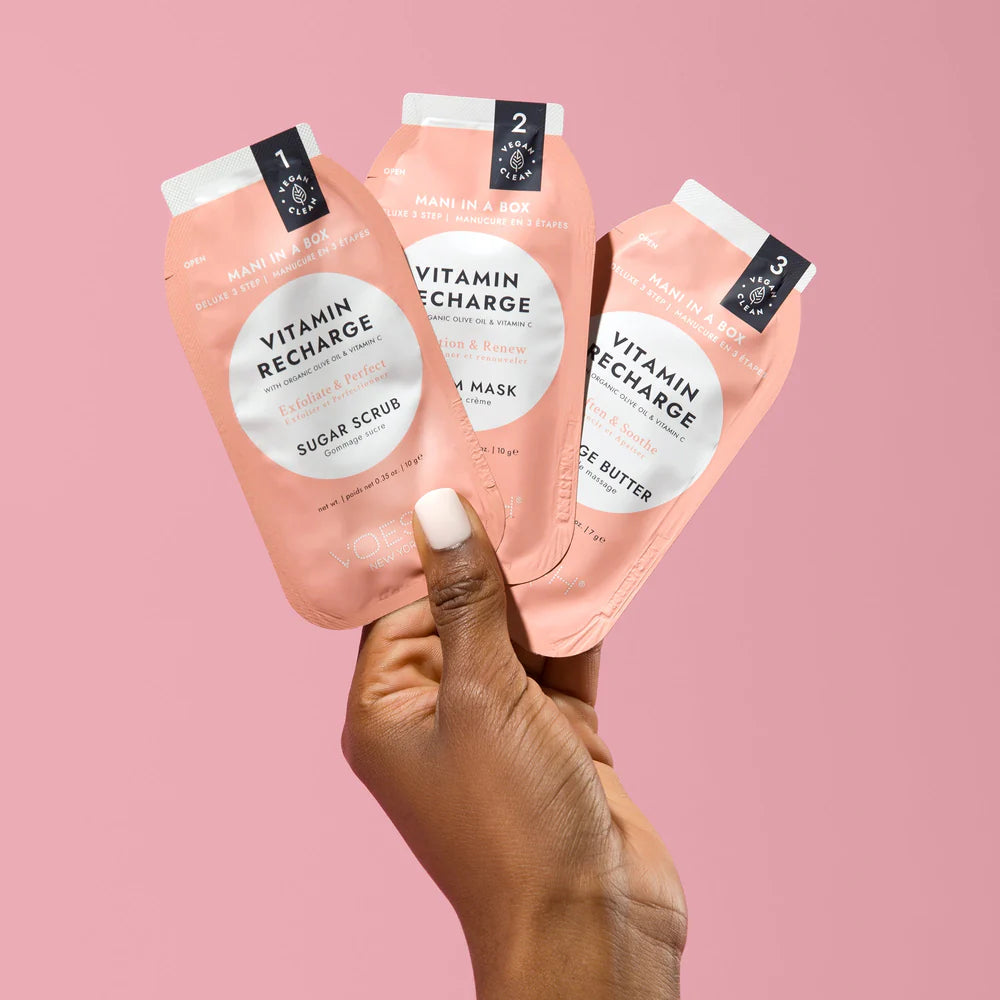 Voesh 3 Step Deluxe Mani in a Box Vitamin Recharge