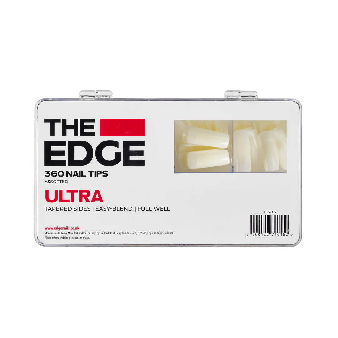 The Edge Ultra Nail Tips Box Of 360 Assorted Tips