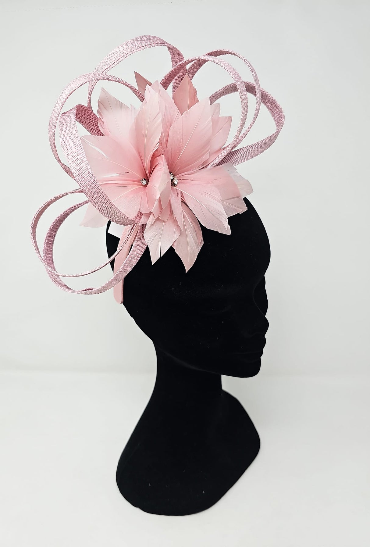 Rose Looped Flower Hairband Fascinator
