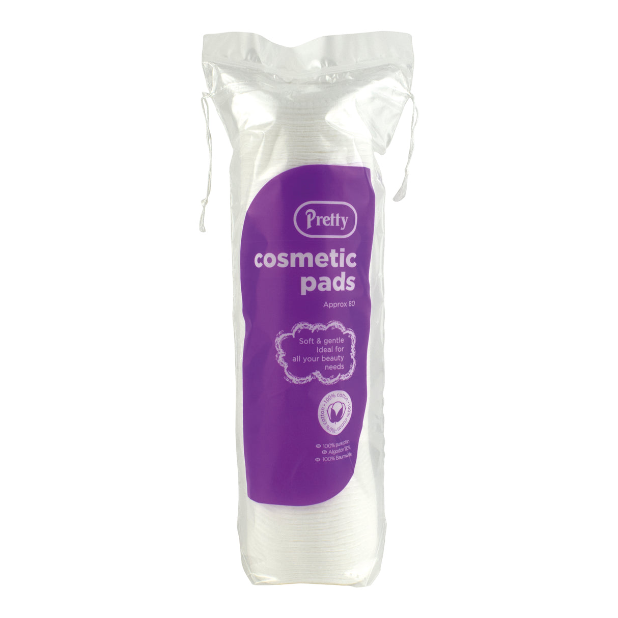 Pretty Cosmetic Pads 80 Pack