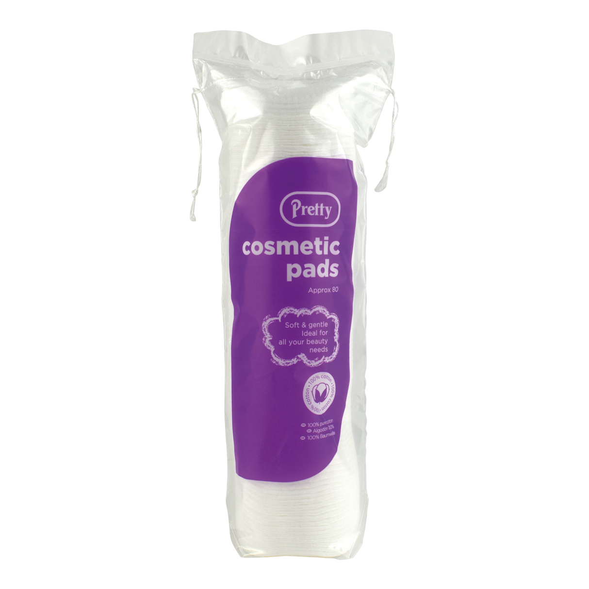 Pretty Cosmetic Pads 80 Pack