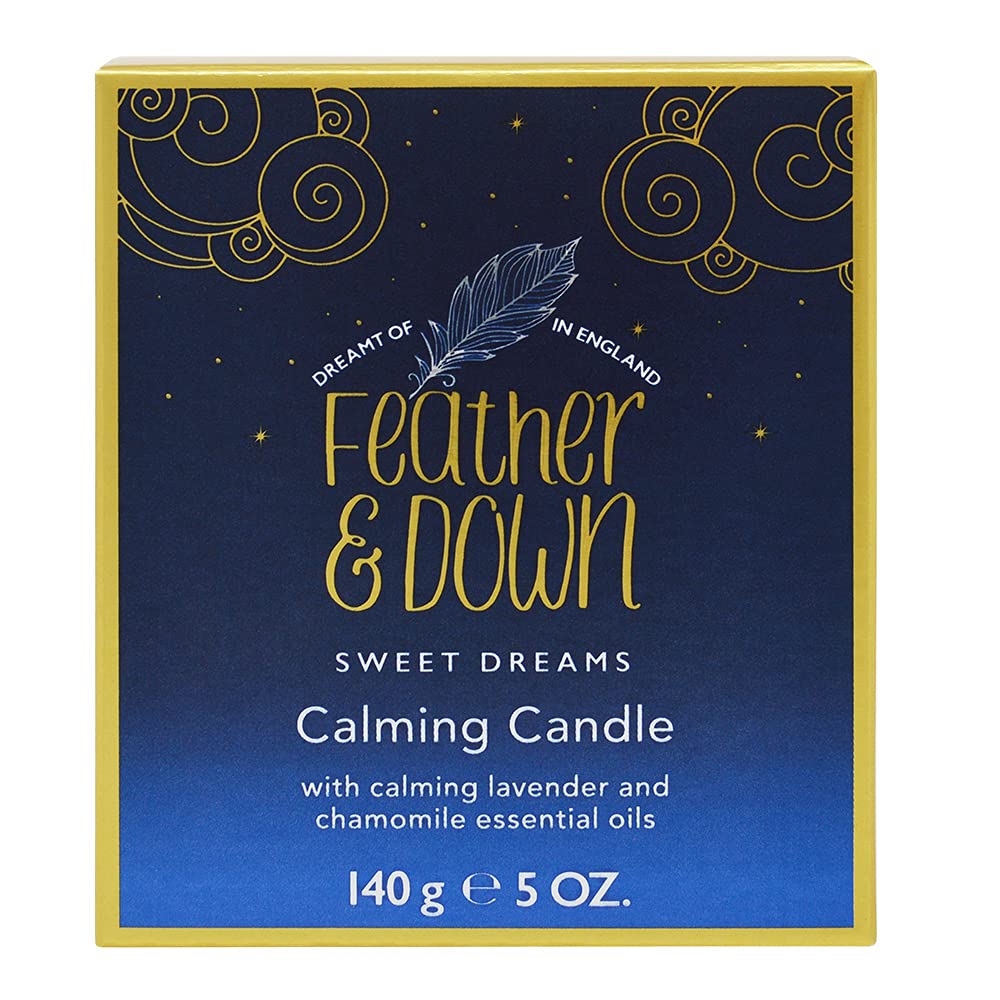 Feather & Down Calming Lavender & Chamomile Candle 140g