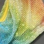 Rainbow Diamante Clutch Bag