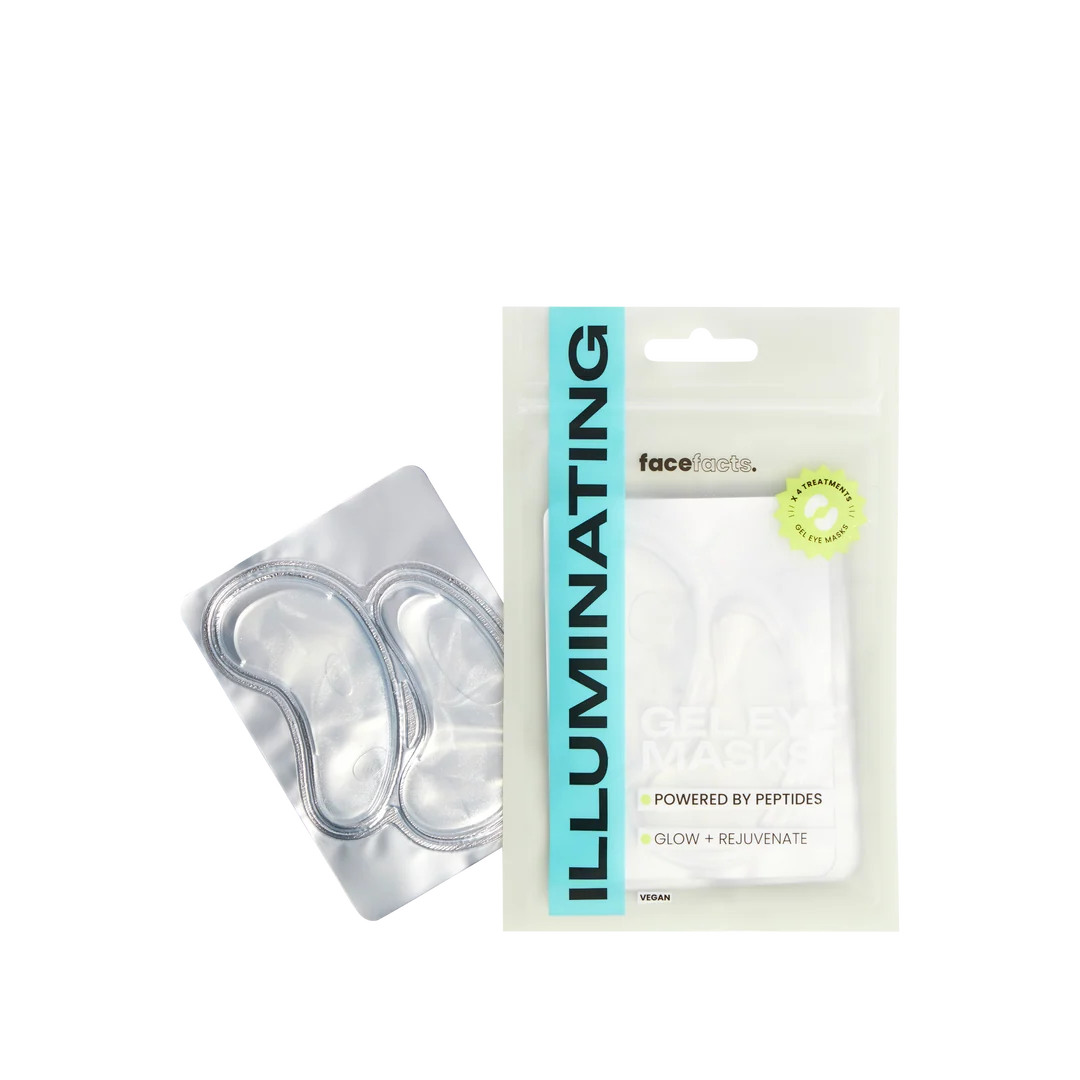 Face Facts Illuminating Peptide Gel Eye Patches 4Pk
