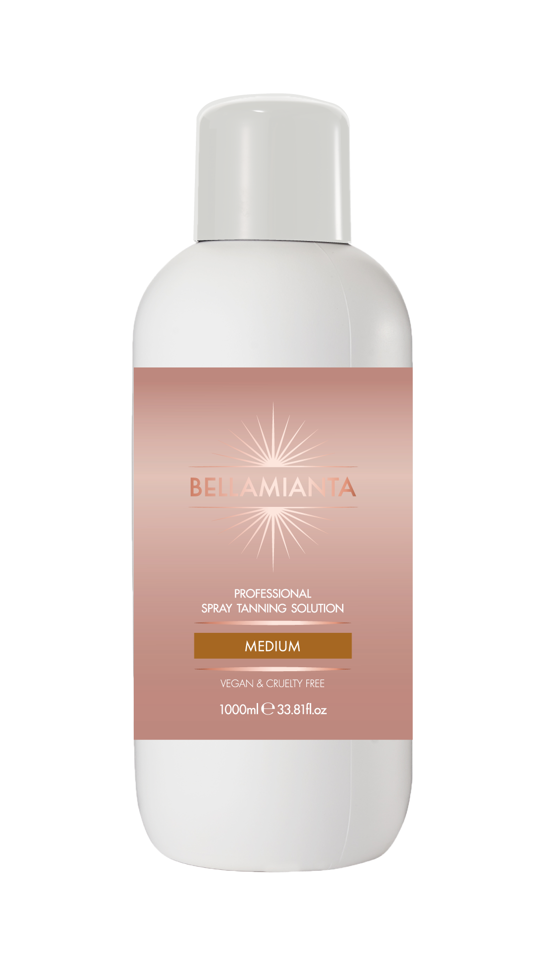Bellamianta Professional Spray Tanning Solution Medium 1000ml