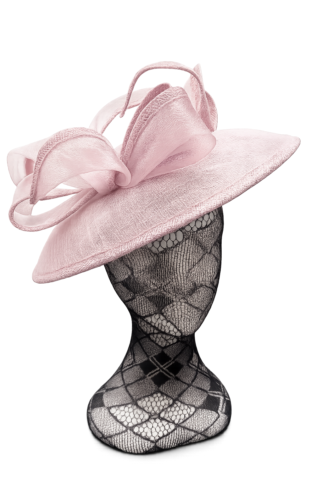 Quartz Bow Looped Disc Fascinator