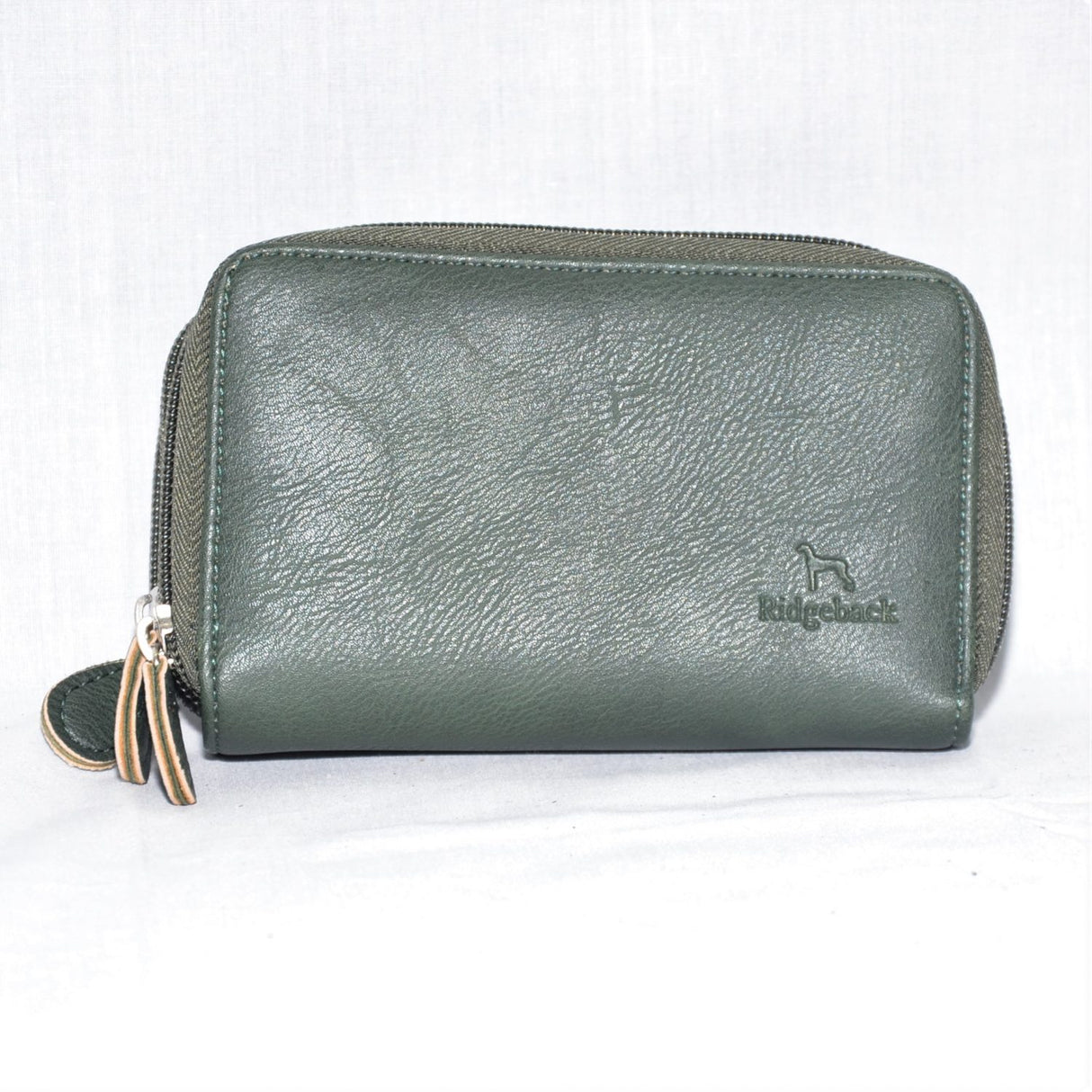 Ridgeback Purse Triple Zip Grey