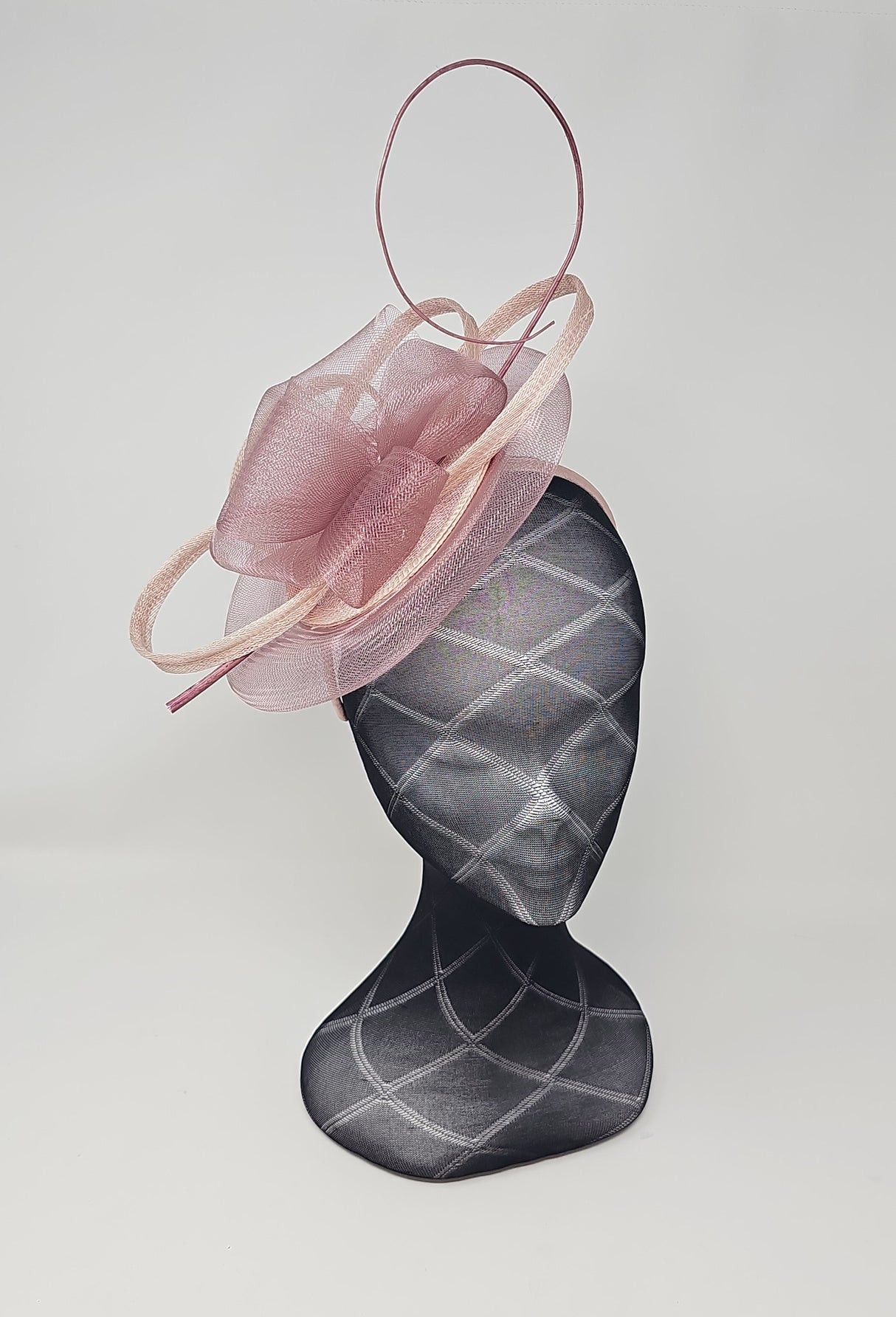 Rose Pink Halo Hairband Fascinator