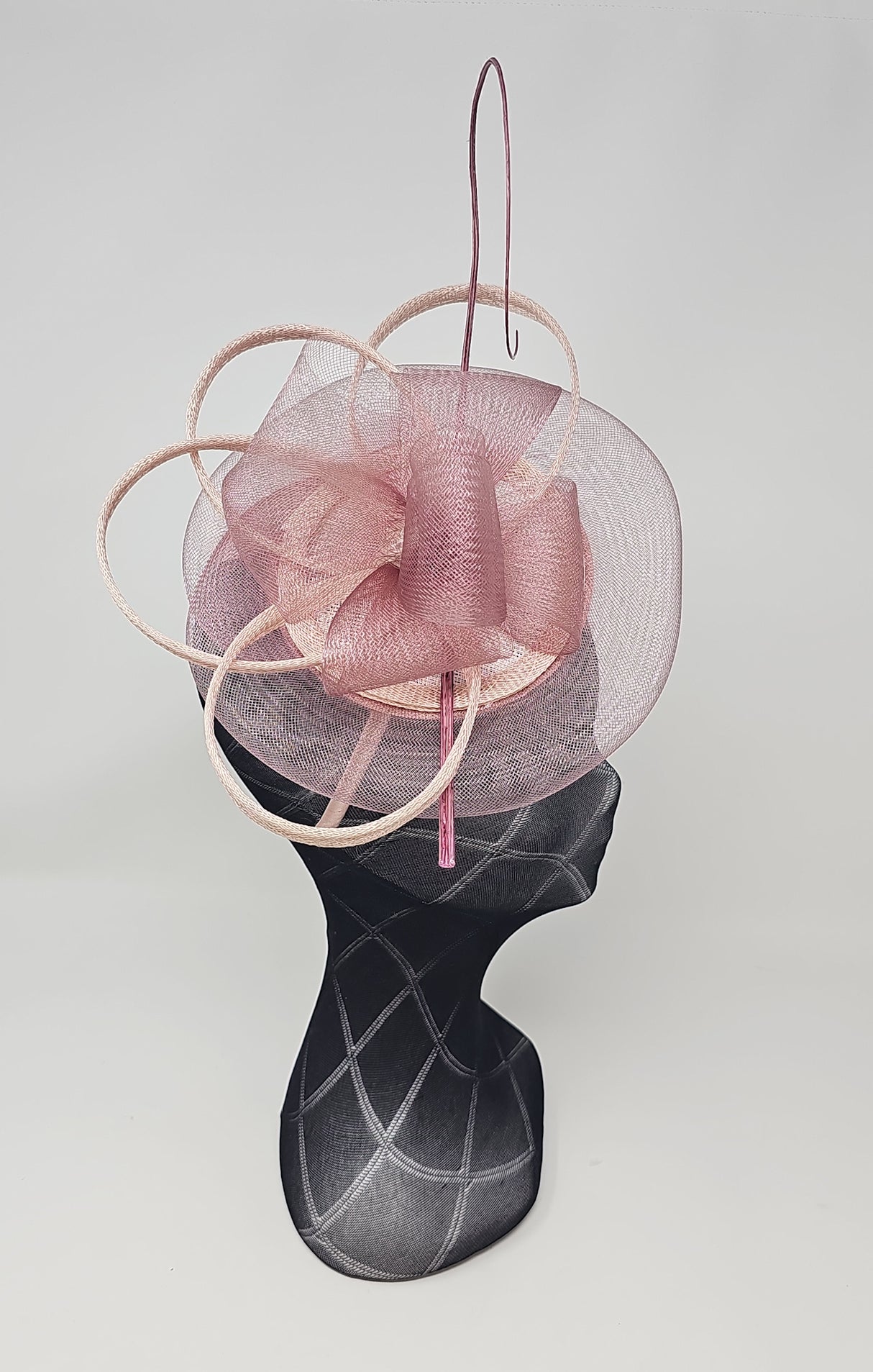 Rose Pink Halo Hairband Fascinator