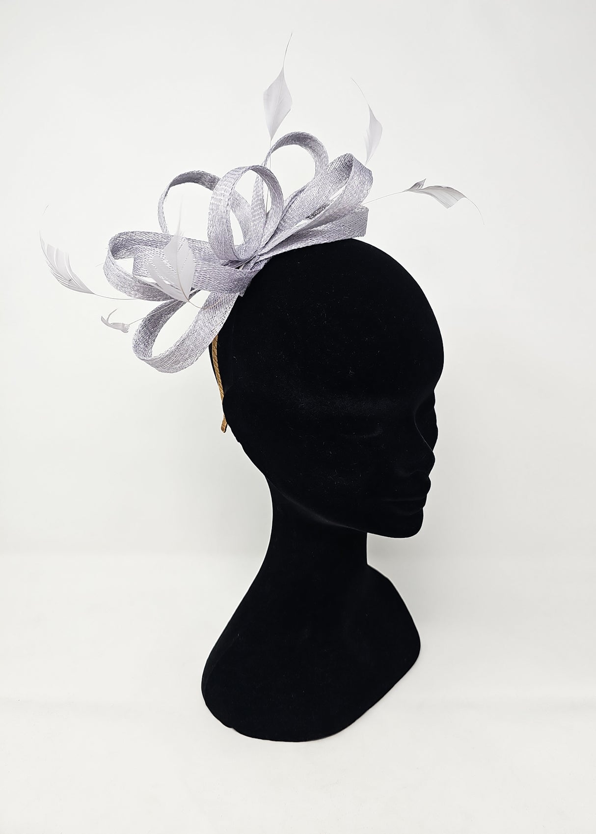 Lunar Looped Feather Hairband Fascinator