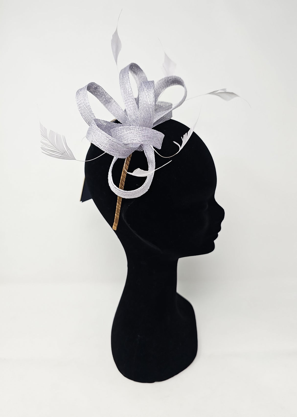 Lunar Looped Feather Hairband Fascinator