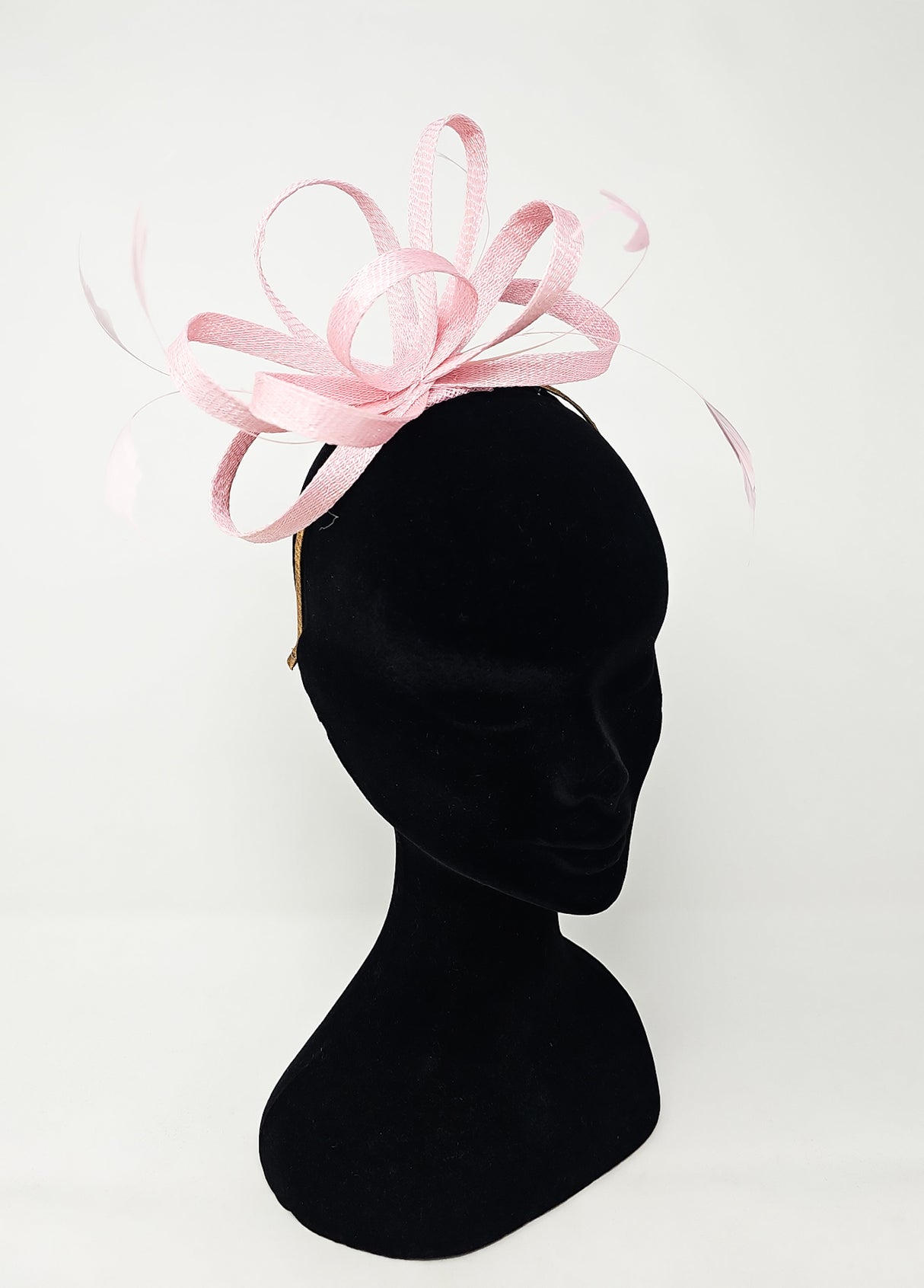 Peony Looped Feather Hairband Fascinator