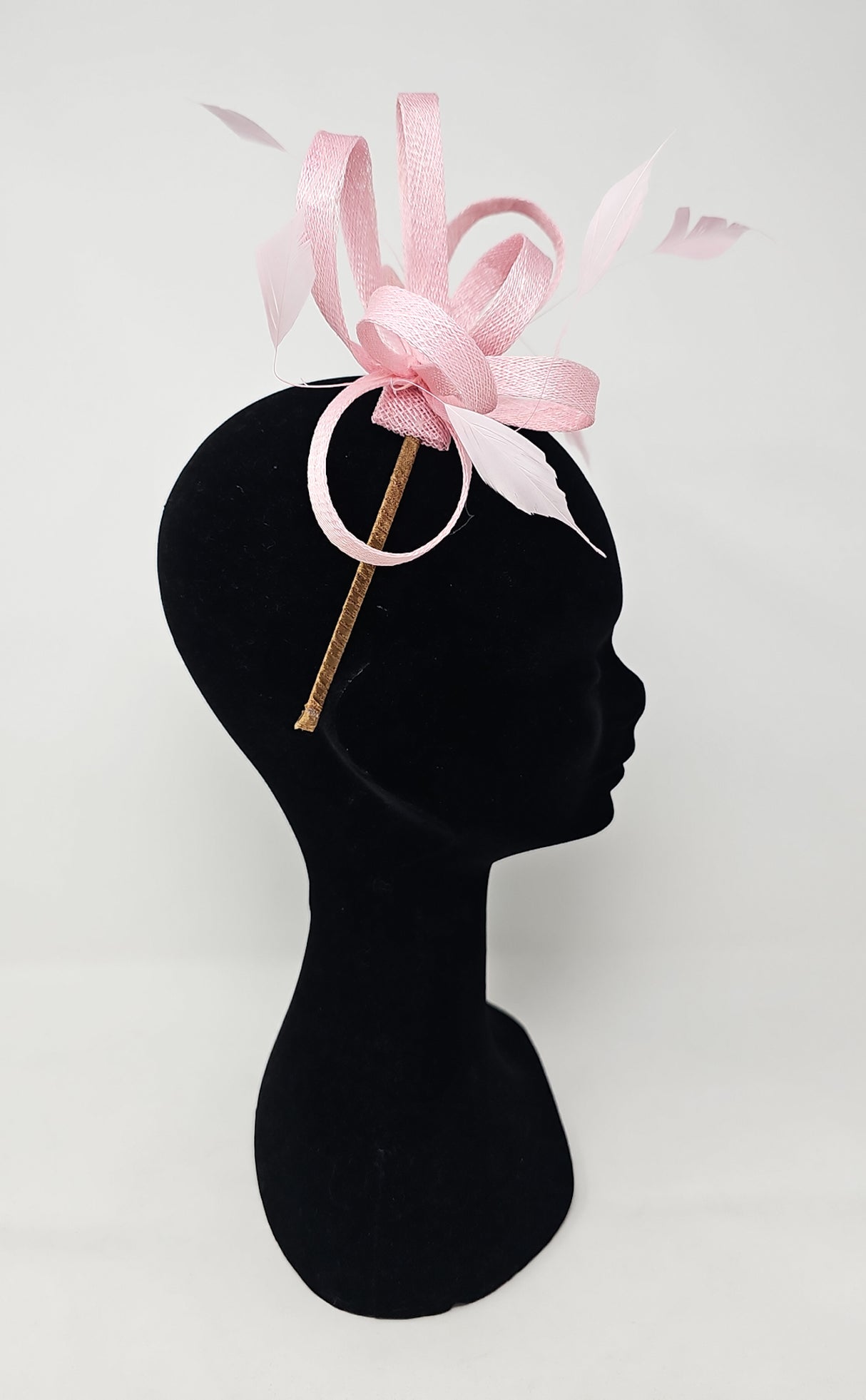 Peony Looped Feather Hairband Fascinator