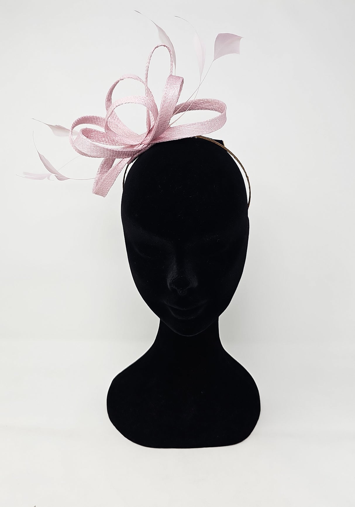 Quartz Looped Feather Hairband Fascinator