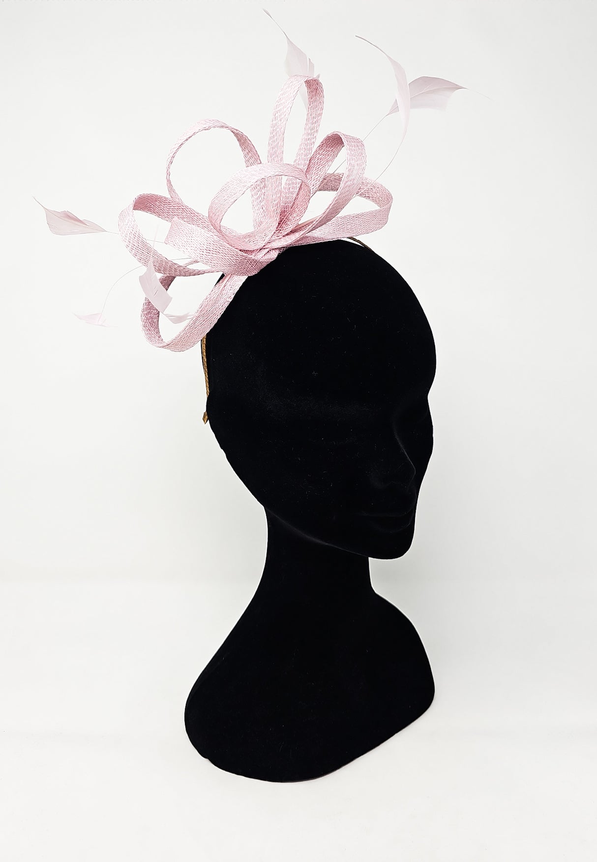 Quartz Looped Feather Hairband Fascinator