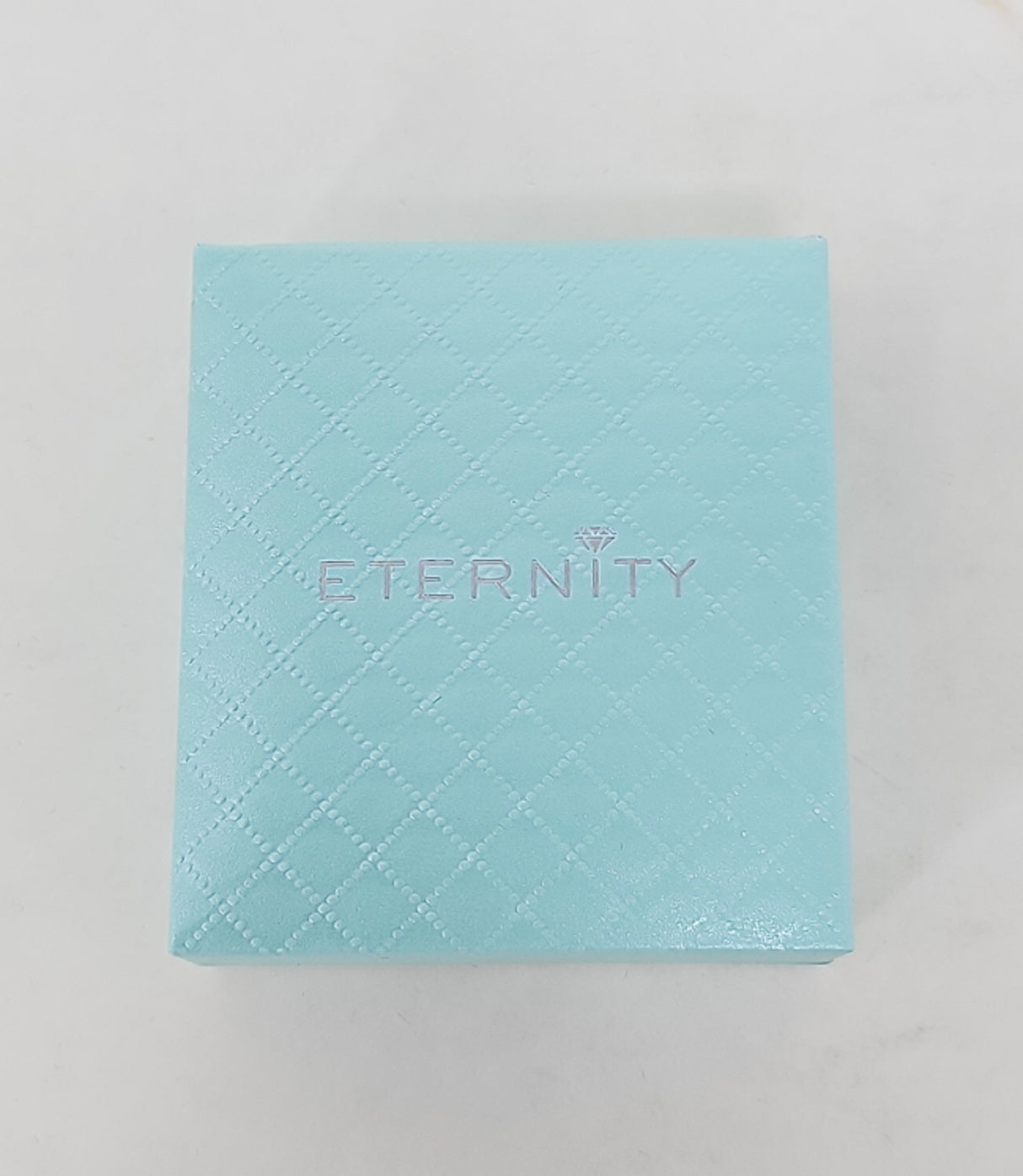 Eternity Mini Criss Cross Silver Crystal Stud Earrings