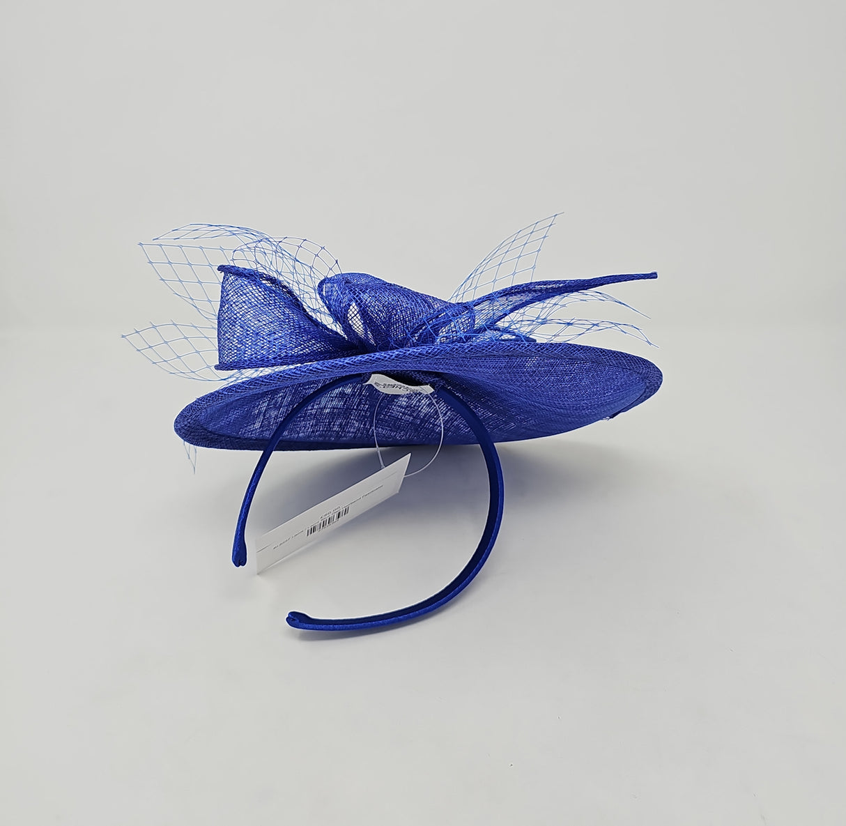 Lapis Blue Disc Hairband Fascinator