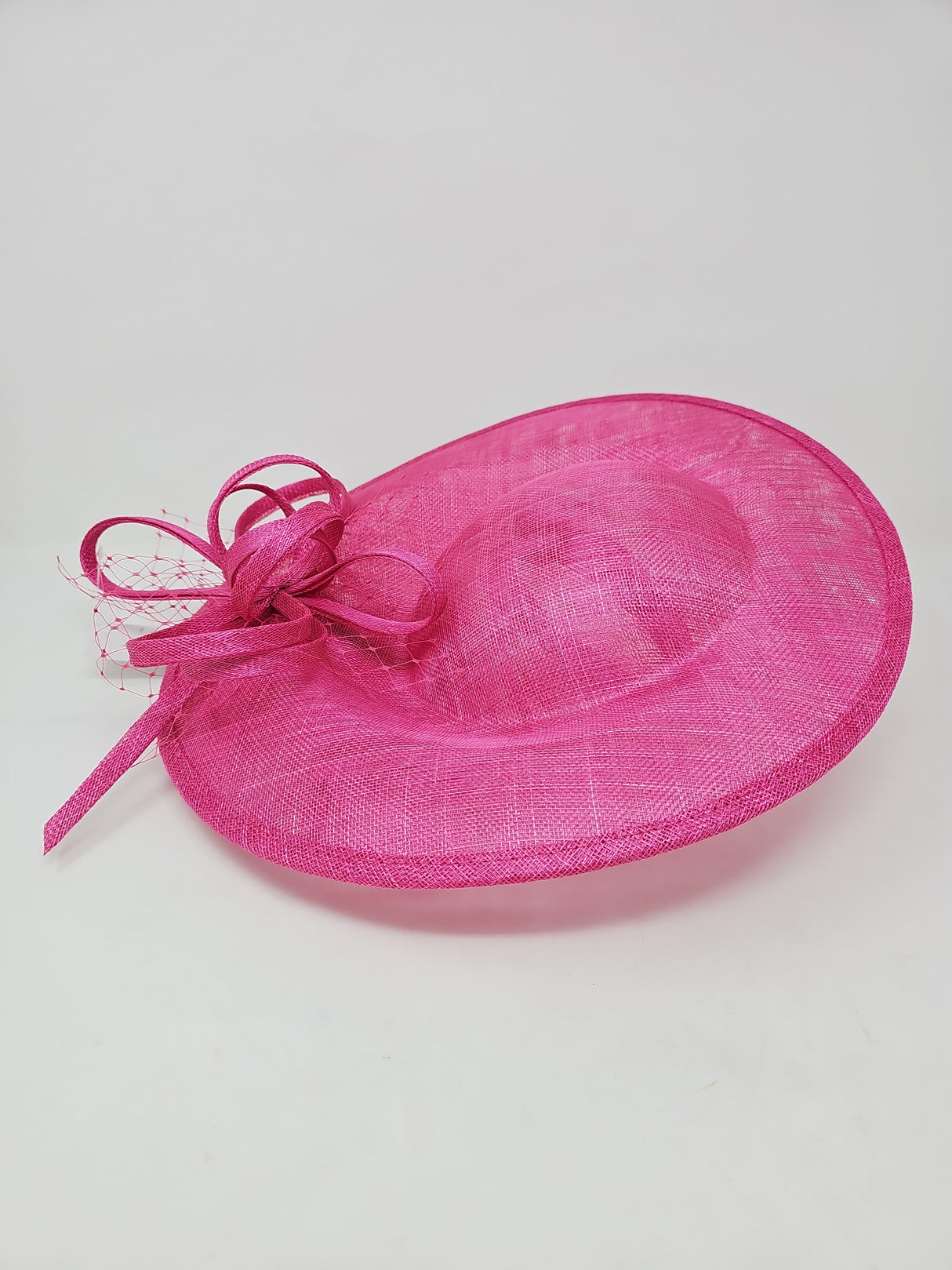 Lipstick Pink Large Disc Hairband Fascinator