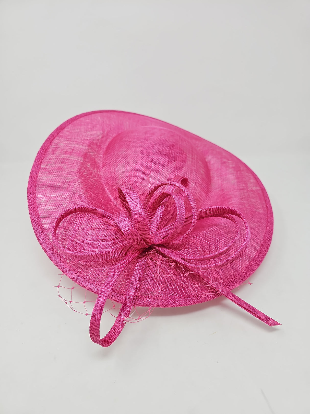 Lipstick Pink Large Disc Hairband Fascinator