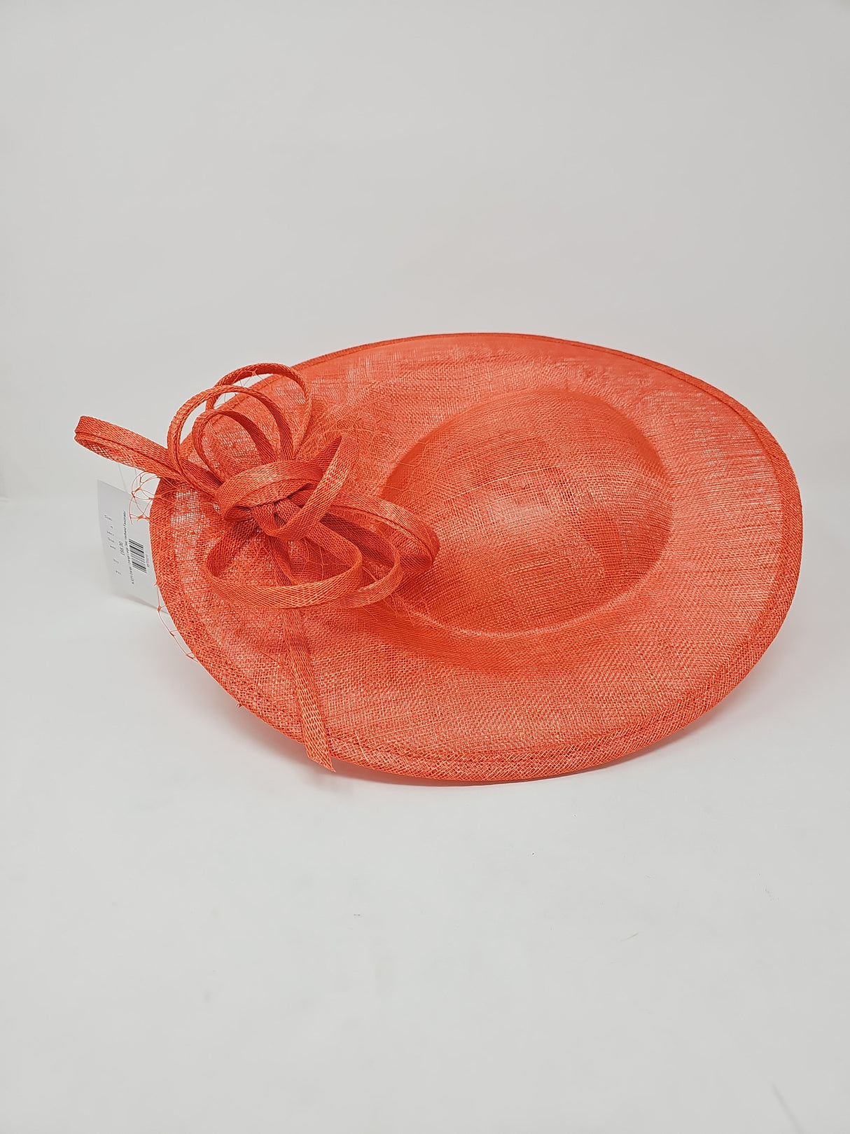 Orange Large Disc Hairband Fascinator