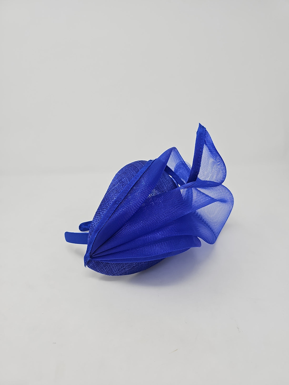 Lapis Blue Net Hairband Fascinator