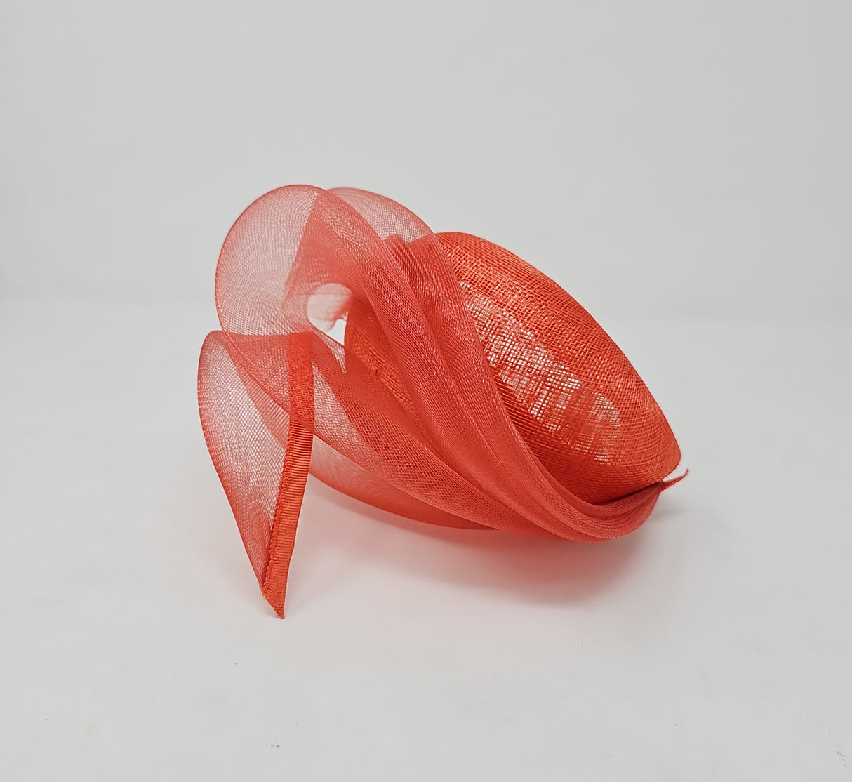 Orange Net Hairband Fascinator