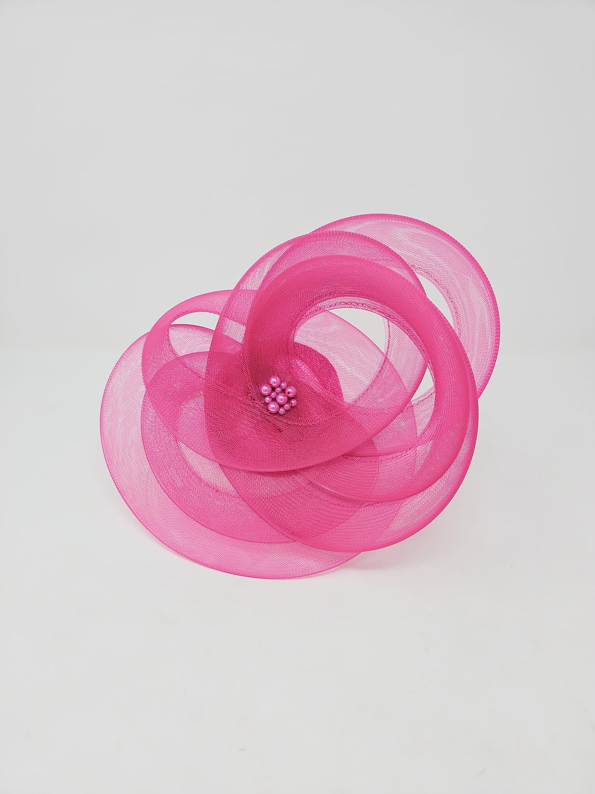 Perched Lipstick Pink Fascinator