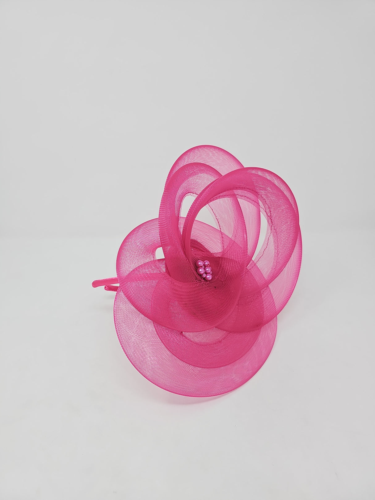 Perched Lipstick Pink Fascinator