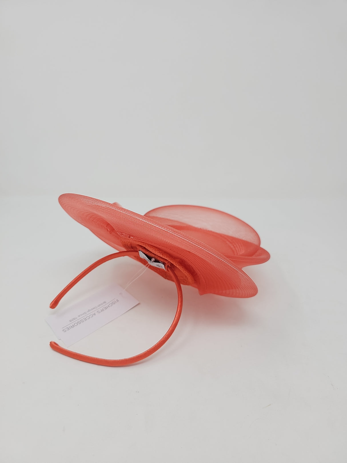 Perched Orange Fascinator