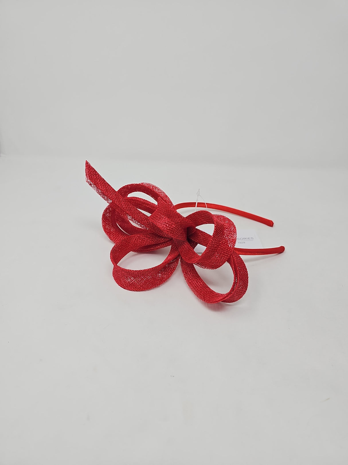 Tulip Red Loop Hairband Fascinator