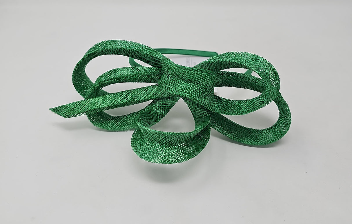 Emerald Green Loop Hairband Fascinator