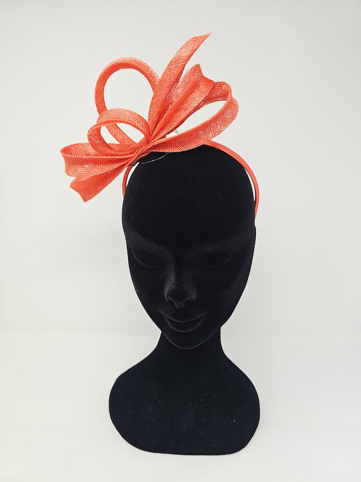 Orange Loop Hairband Fascinator