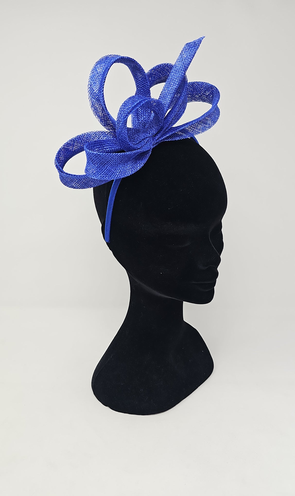 Lapis Blue Loop Hairband Fascinator