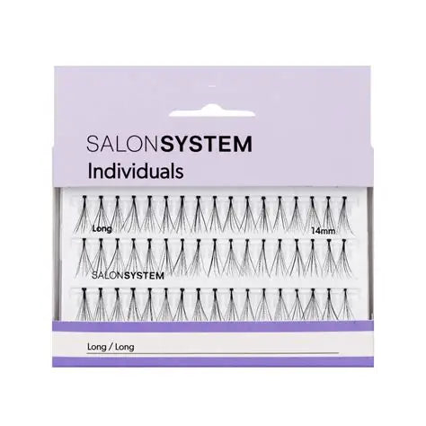 Salon System natrualash Flare Black Volume Individual Lashes