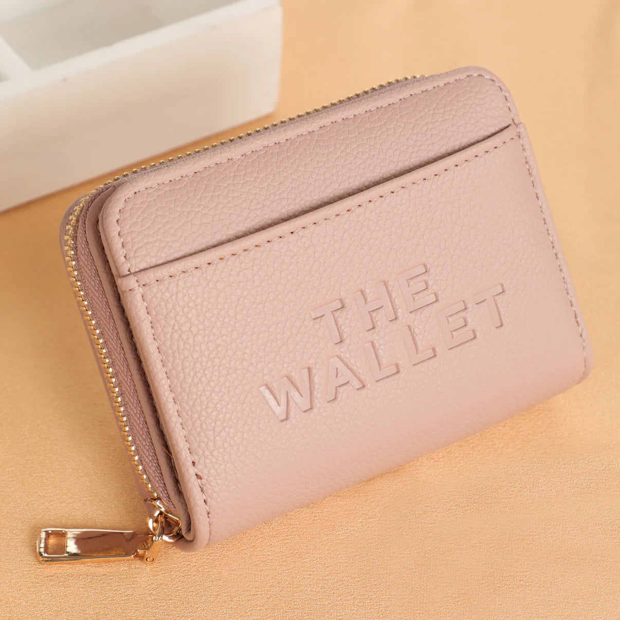 Blush Pink Zip Around The Wallet Purse