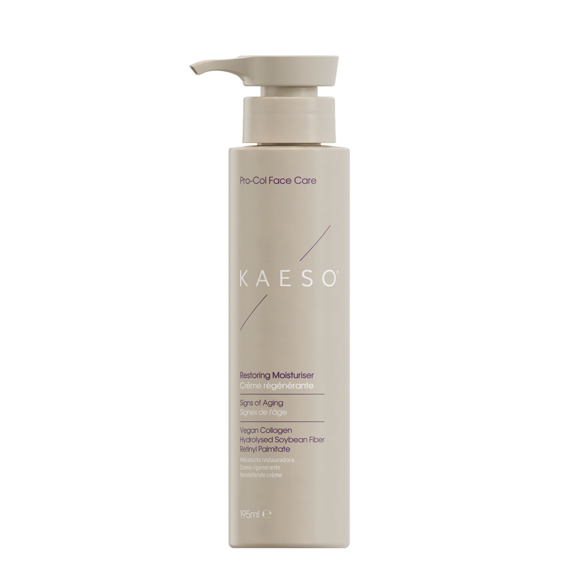 Kaeso Pro Col Face Care Restoring Moisturiser 195ml