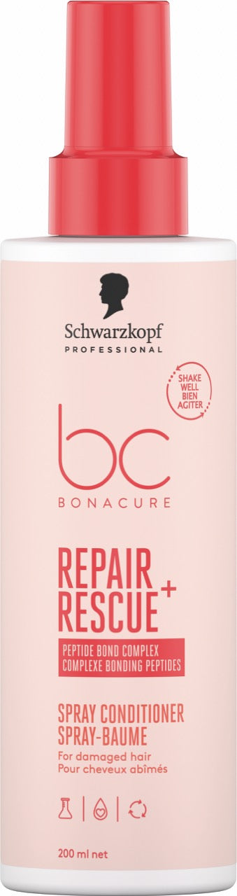 Schwarzkopf Bonacure Repair Rescue+ Spray Conditioner Peptide Bond Complex 200ml