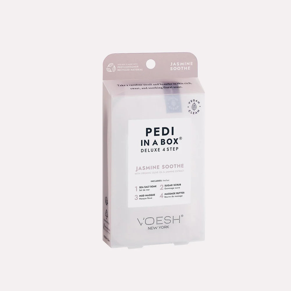 Voesh 4 Step Deluxe Pedi In A Box Jasmine Soothe