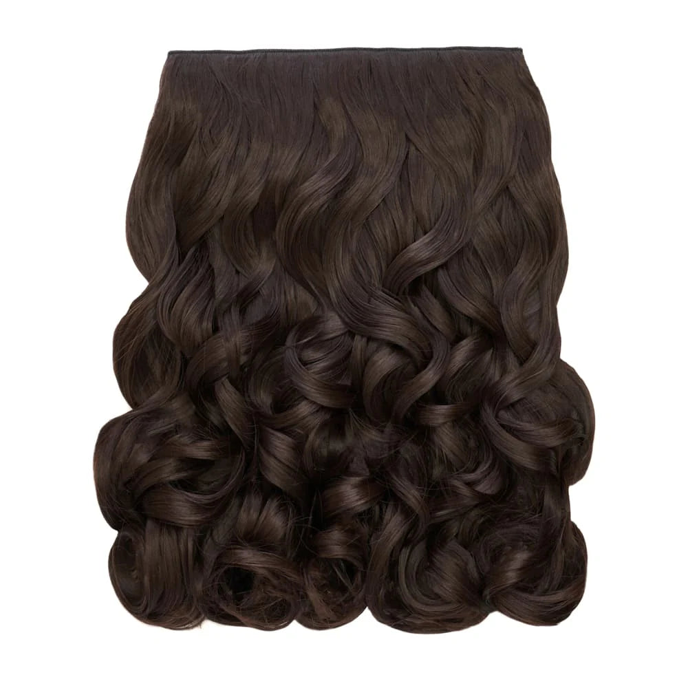 Stranded 20" Heat Resistant Curly Clip In Hair Extensions