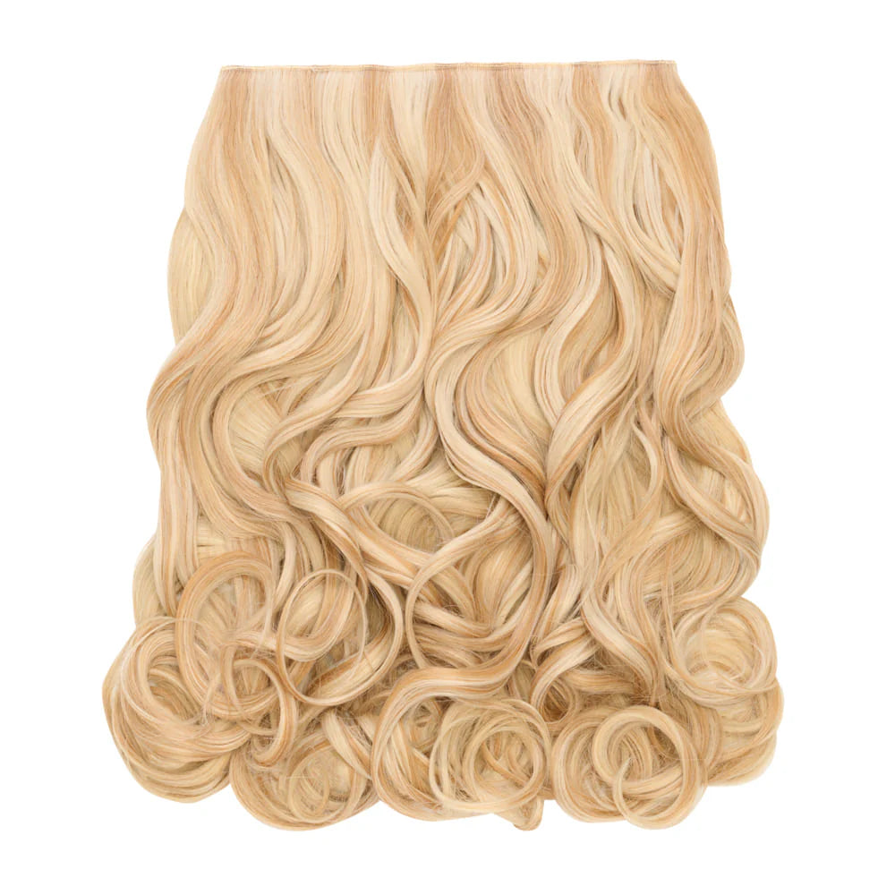 Stranded 20" Heat Resistant Curly Clip In Hair Extensions