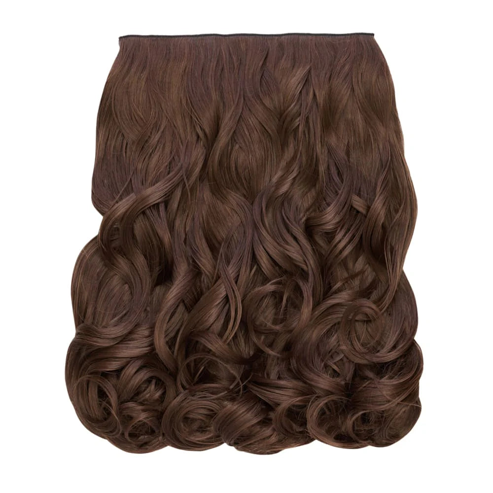 Stranded 20" Heat Resistant Curly Clip In Hair Extensions