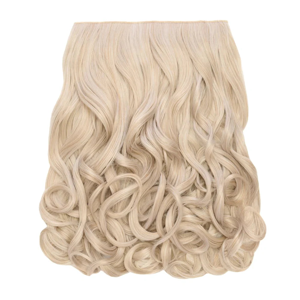 Stranded 20" Heat Resistant Curly Clip In Hair Extensions