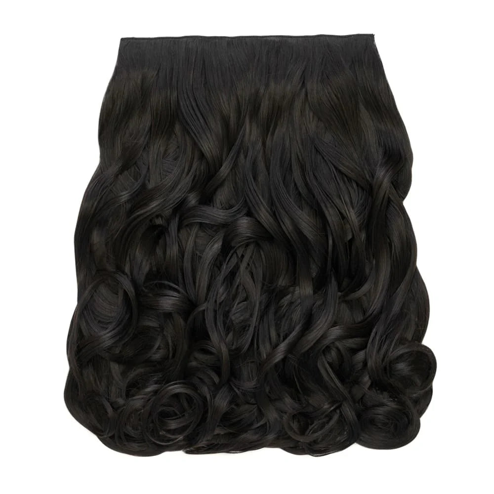 Stranded 20" Heat Resistant Curly Clip In Hair Extensions